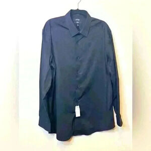 NWT Black men’s slim fit shirt